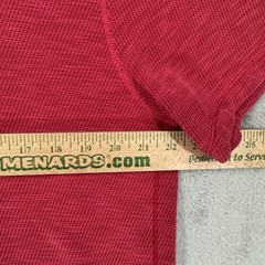 Tommy Bahama Mens T Shirt Large Red Islandzone Reversible Coolmax Tencel Modal