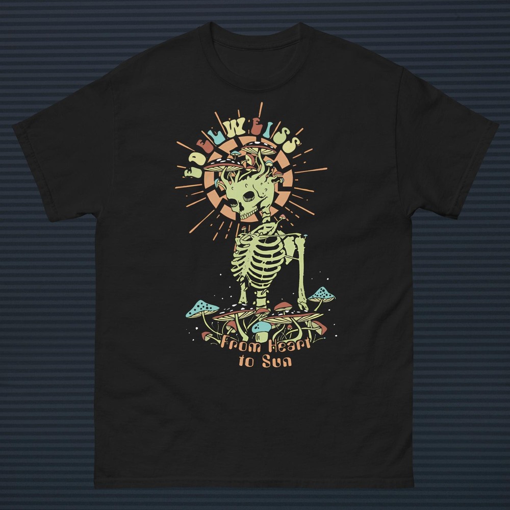 Edelweiss 100% Cotton Skeleton Metal Band T Shirt