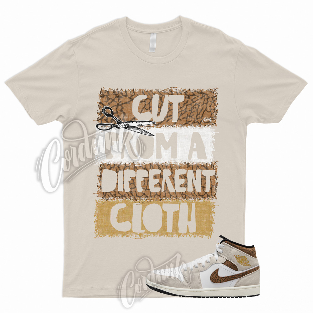 CUT T Shirt to Match 1 Mid Brown Elephant Orewood Brown Light British Tan Sail