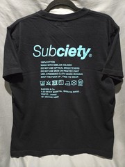 Subciety Japan T Shirt Size Medium Black Streetwear Fashion