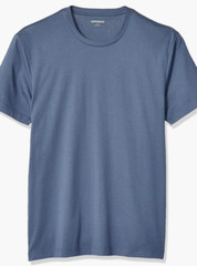 Goodthreads Men’s Slim-Fit Cotton Crewneck T-Shirt Denim Blue Size 2XL Tall