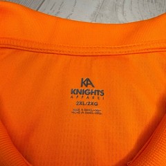 Tennessee Volunteers Knights Orange Polo Shirt Men’s 2XL Embroidered Logo Orange