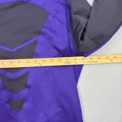 Nike Pro Combat Shirt Mens Large Purple Gray Fitted Hyperwarm Shield Performance