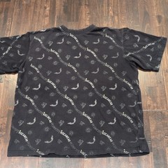 Rocawear All Over Print Graphic T Shirt Mens XL Black Cotton Short Sleeve Y2K