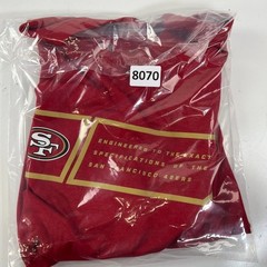 2011 NFL Nike DRI-FIT San Francisco 49ers L Red Short Sleeve On Field Tee L