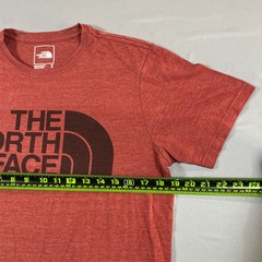 The North Face Half Dome T Shirt Men Medium Heathered Red Straight Hem Crew Neck