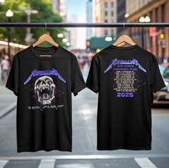 HOT! Metallica M72 North American Tour 2025 T-Shirt, Gift for Fan Metallica Band