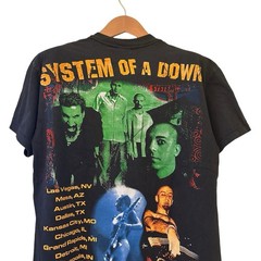 System Of A Down 90s SOAD HAND Band Tour T-shirt Single Stitch REPRINT Large