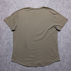 Buck Mason Shirt Mens Medium Green Cotton Crew Neck Tee Drop Cut USA Huckberry
