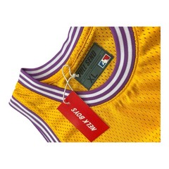 NWT Full Send All Star Basketball Yellow Lakers Style Jersey Nelk Boys Size XL