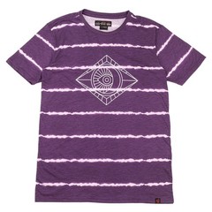 Beautiful Giant Mens Devil’s Eye Fashion Striped T-shirt Crew Neck Sportwear Tee