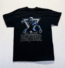 Black Panther T Shirt Mens Small Black Graphic Print Wakanda Forever Cotton