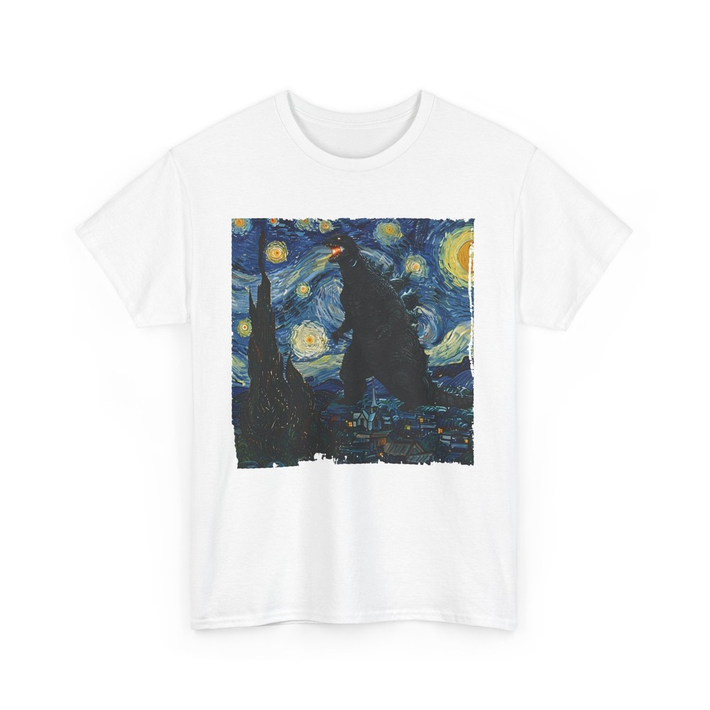 Godzilla STARRY NIGHT Shirt | Van Gogh’s Starry Night Aesthetic Fashion