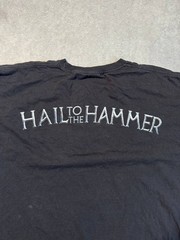TYR “Hail To The Hammer” Band T-Shirt XL Black Folk Metal Fruit of the Loom