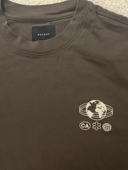 PacSun Men’s Brown Graphic Logo Crew Neck Short Sleeve T-Shirt Size M