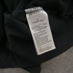 Banana Republic Shirt Mens Medium Black Henley Short Sleeve Contrasting Trim