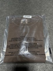 Brown Blank Comfort Colors contrast stitching Grunge Skater DIY Medium Shirt Y2K