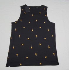 Hurley Men’s The One & Only Graphic Tank Top Soft Cotton Pineapple Tank