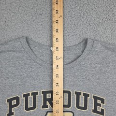 Jerzees Mens T Shirt XL Gray Purdue University Heathered Collegiate Sports Fan