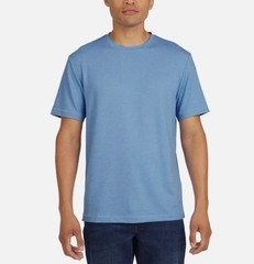 Kirkland Signature Men’s XXL Blue Pima Cotton Crewneck T-Shirt K1369