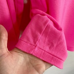 Vintage 80s Medalist Size Large Turtleneck – Hot Pink Color Changing Heat Purple