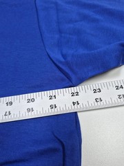 VTG J.J. Cochran Shirt Mens XL Blue Turtleneck Long Sleeve 100% Cotton Made USA