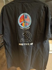 Used vintage concert t-shirt. Shirt fits more like M/L.