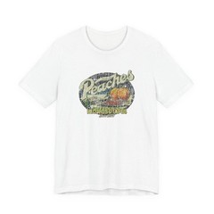 Vintage Peaches Record & Tapes Store Logo Unisex Jersey Short Sleeve T-Shirt