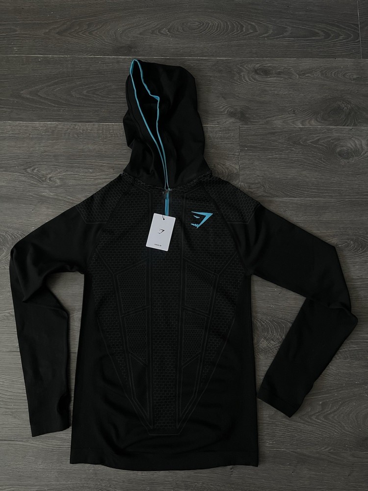 Gymshark OG Onyx V1 Small David Laid Hoodie