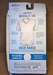 Duluth Trading Co Men’s White Go Buck Naked Performance Crew Undershirt Size XL