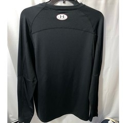 UNDER ARMOUR HEATGEAR SHIRT — Black Loose Fit Long Sleeve Men’s Large