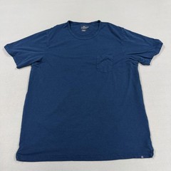 Tasc Shirt Mens 2XL Blue Solid Pocket T-Shirt Tee Coastal Collection Casual