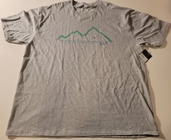NWT The More You Climb The Higher You Get Eddie Bauer T Shirt 2XL polycotton