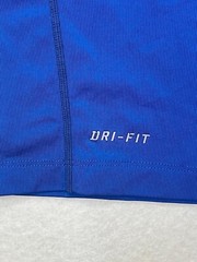 Nike Pro Dri-Fit Mens Athletic T-Shirt Sz. Large Short Sleeve Solid Blue