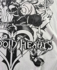 Kingdom Hearts II Disney Square Enix T Shirt Mens 2XL White Anime Game