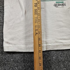 Vintage Fruit Of The Loom Shirt Mens Medium White Feeling Today Cartoon Tee 1989