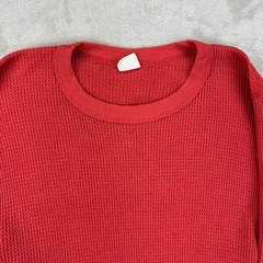 Vintage Long John’s Thermal Underwear Shirt Mens Large Waffle Knit USA 1960’s