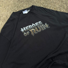 Heroes of Ruin T-Shirt Square Enix PC Game 2 Sided Graphic Tee S-5XL
