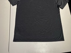 Vuori Shirt Men’s Large Zephyr Tech Tee T Gym Yoga Gray Casual V191 Polyester