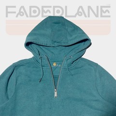 Carhartt Teal Defender Paxton Heavyweight Quarter Zip Hoodie, Size XL