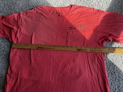 Salt Life Men’s L Regular Red Crew Neck Short Sleeve Pocket Logo Graphic Tee