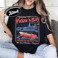 Greetings From Widow’s Bay Comfort Colors Shirt, Coastal Horror TV Show Tee