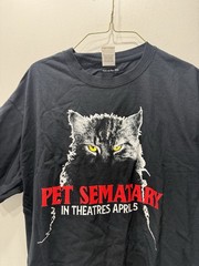 Pet Sematary Remake RARE 2019 Black Promo T-Shirt Sz L Horror Stephen King