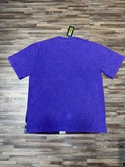 Godspeed Mens Purple Graphic Crew Neck Short Sleeve Cotton T-Shirt