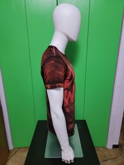 Deathwish Skateboards Shirt Red Dye Blood Stains S *VERY RARE* (Collar Cut Off)