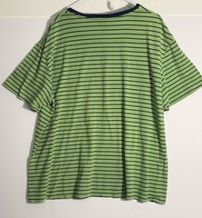 POLO by RALPH LAUREN Men’s Lime Green w/Navy Stripe Short Sleeve Tshirt Size XXL