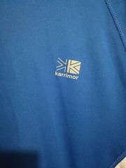 Karrimor run T shirt Mens small Blue Hiking Outdoors Walking Exercise running