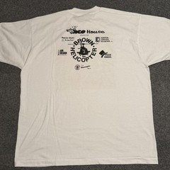 Vtg 90’s Running Shirt XL Fruit of The Loom Best Sunset Run Double Sided Graphic