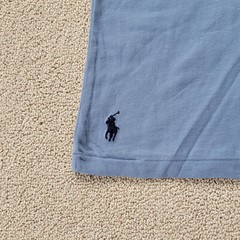 Polo Ralph Lauren Mens Ombre Graphic T Shirt Blue Classic Tee Big & Tall 2XB