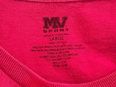 MV Sport San Diego So Cal Unisex Large Pink Short Sleeve Tee